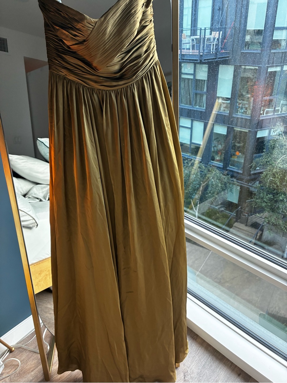 Ulla Johnson Olive Anastasia Ruched Gown - NWT - Picture 8 of 12